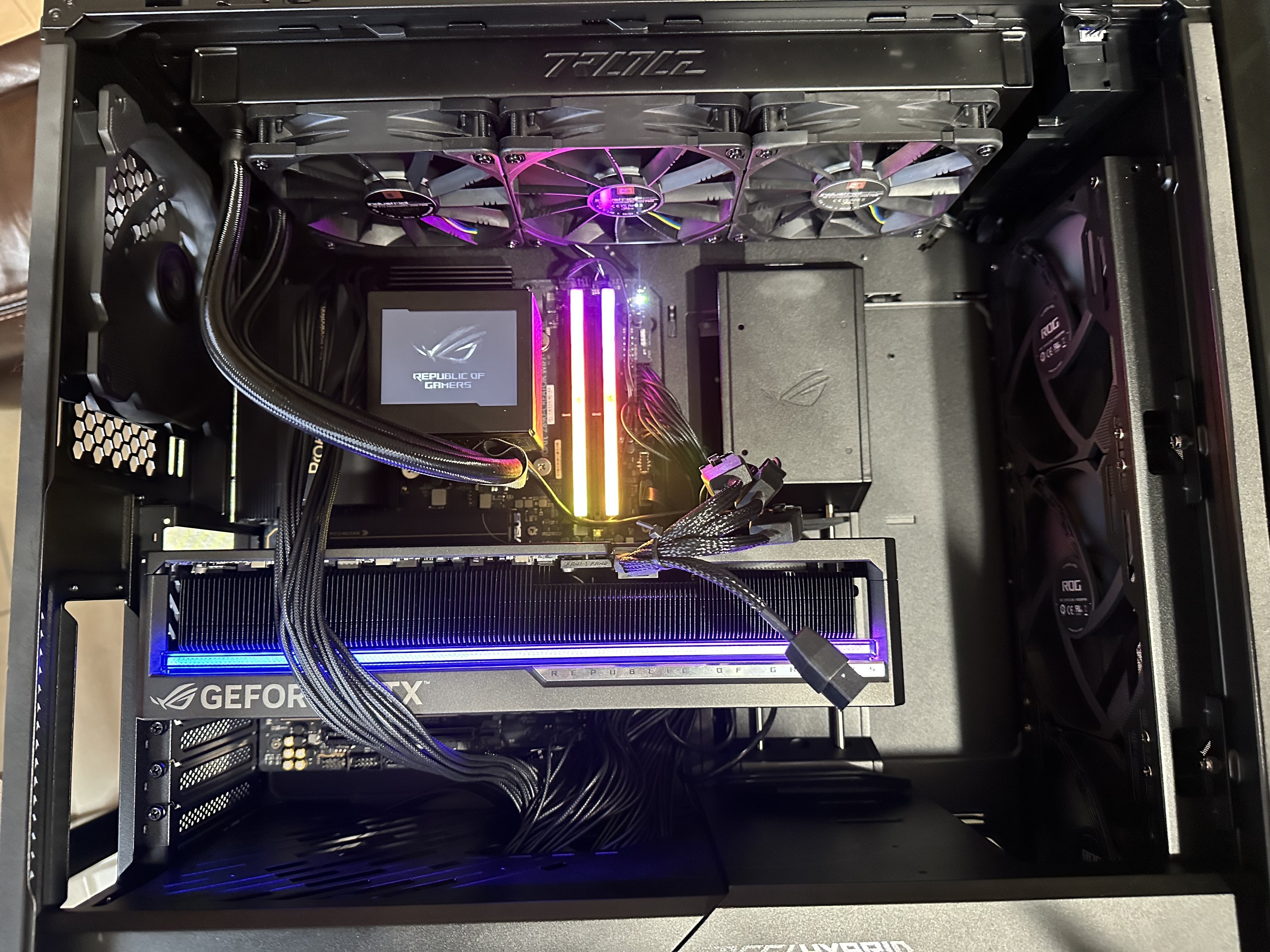 Completed custom build internals